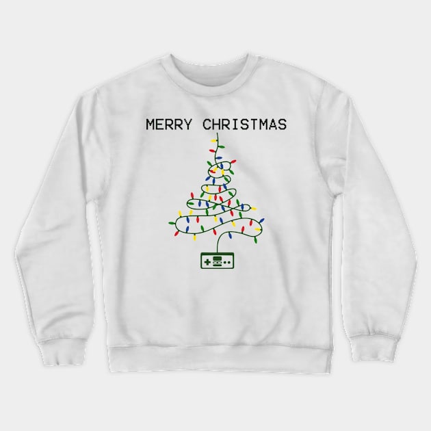 Christmas 'Joystick' Tree Crewneck Sweatshirt by CreatenewARTees